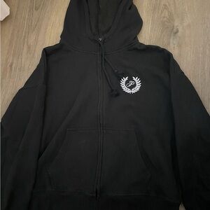 Victoria's Secret Black Hoodie with White Logo
